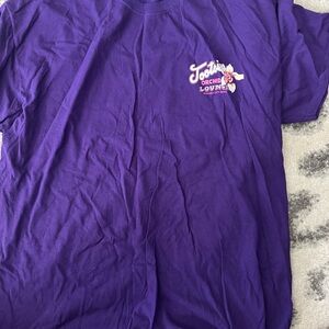 Purple T-Shirt with Tootsies Orchid Lounge Logo NWOT